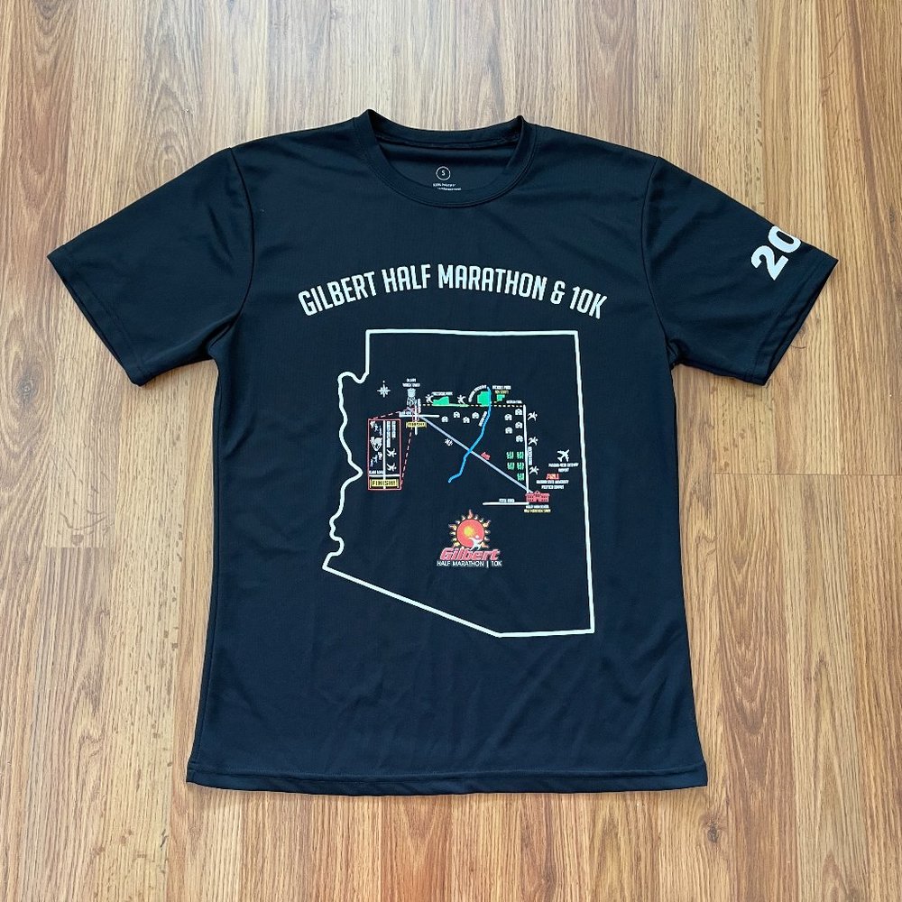2018 Gilbert HALF MARATHON & 10K Run Running Event Size Small Race Shirt!